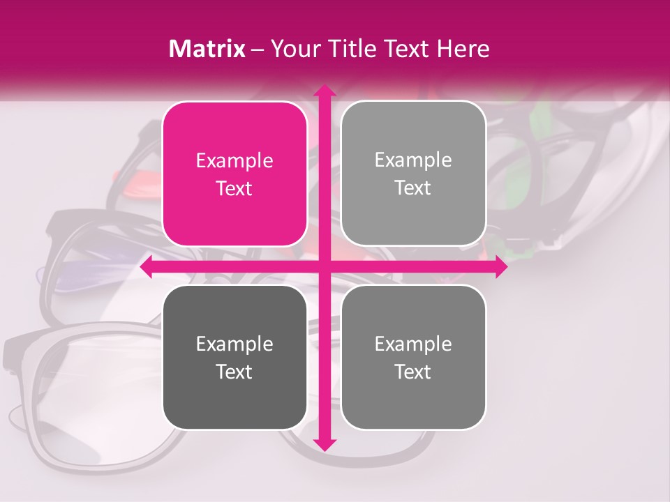 Set Of Glasses PowerPoint Template