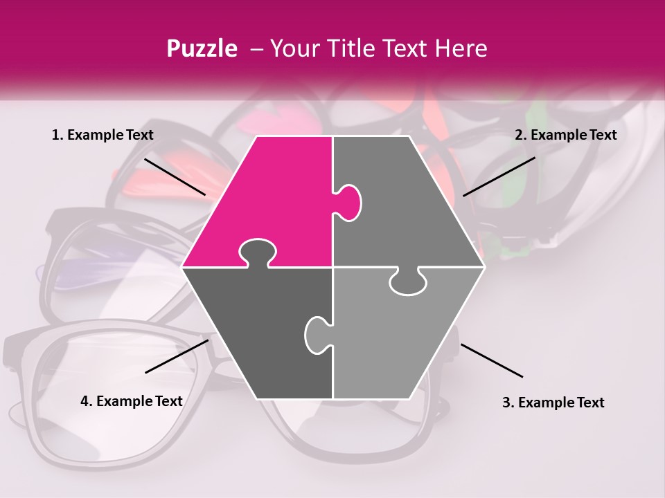 Set Of Glasses PowerPoint Template