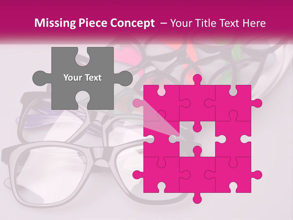 Set Of Glasses PowerPoint Template