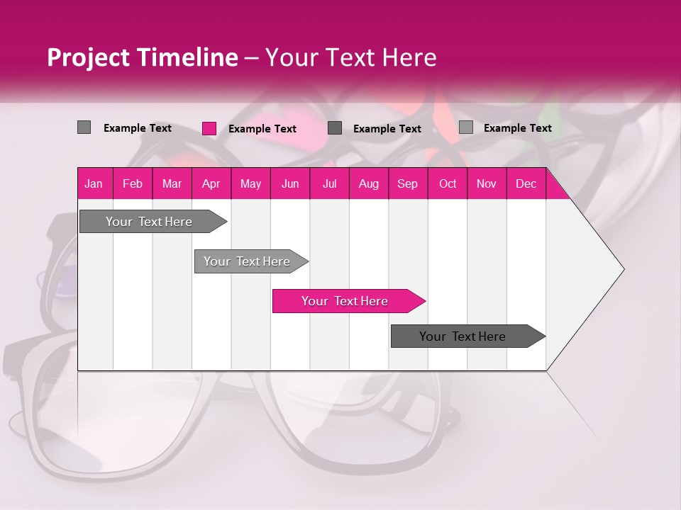 Set Of Glasses PowerPoint Template