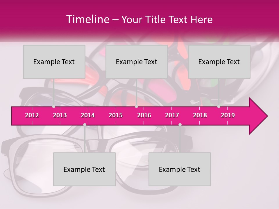 Set Of Glasses PowerPoint Template