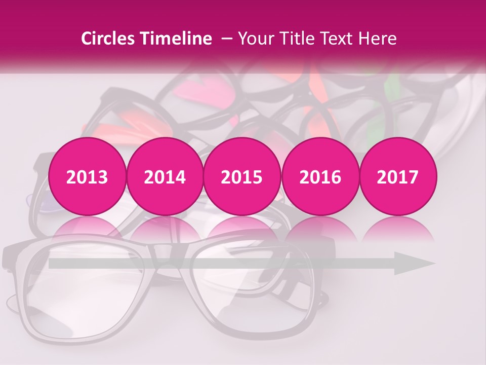 Set Of Glasses PowerPoint Template