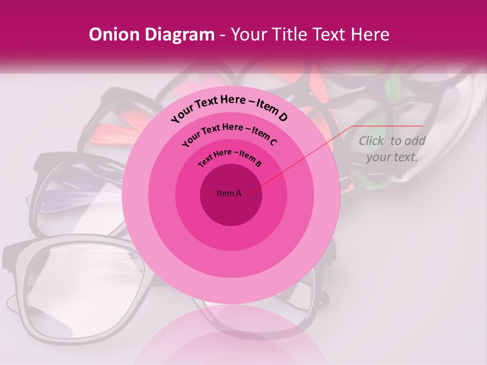 Set Of Glasses PowerPoint Template