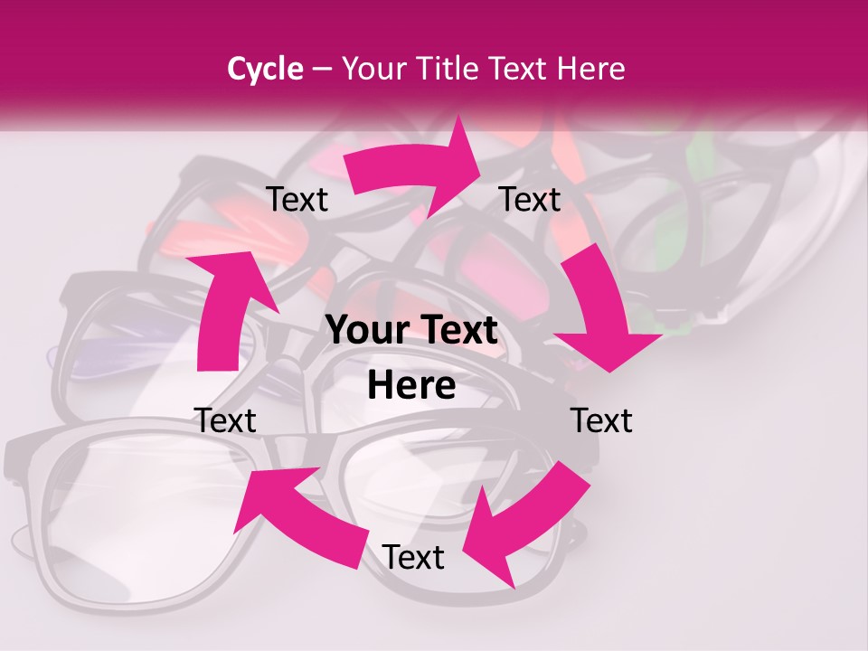 Set Of Glasses PowerPoint Template