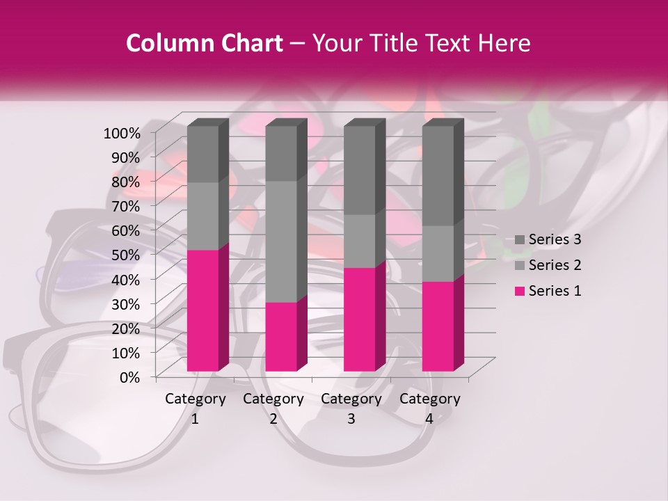 Set Of Glasses PowerPoint Template