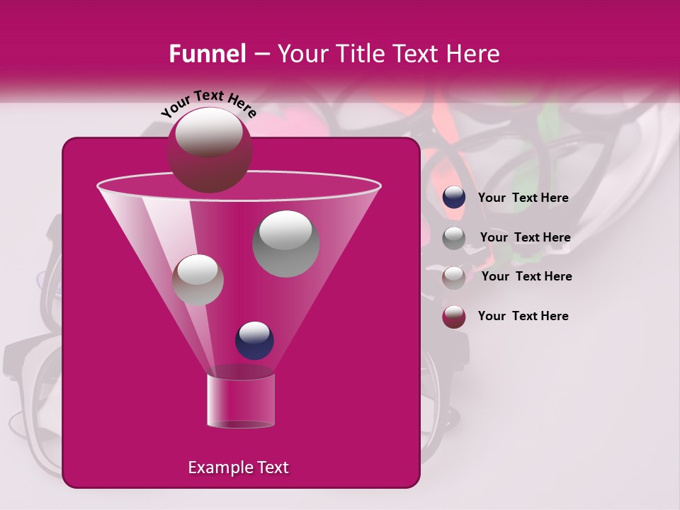 Set Of Glasses PowerPoint Template
