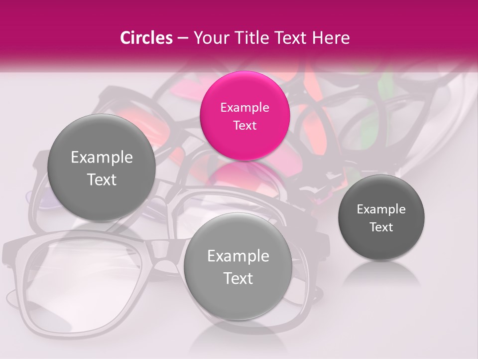 Set Of Glasses PowerPoint Template