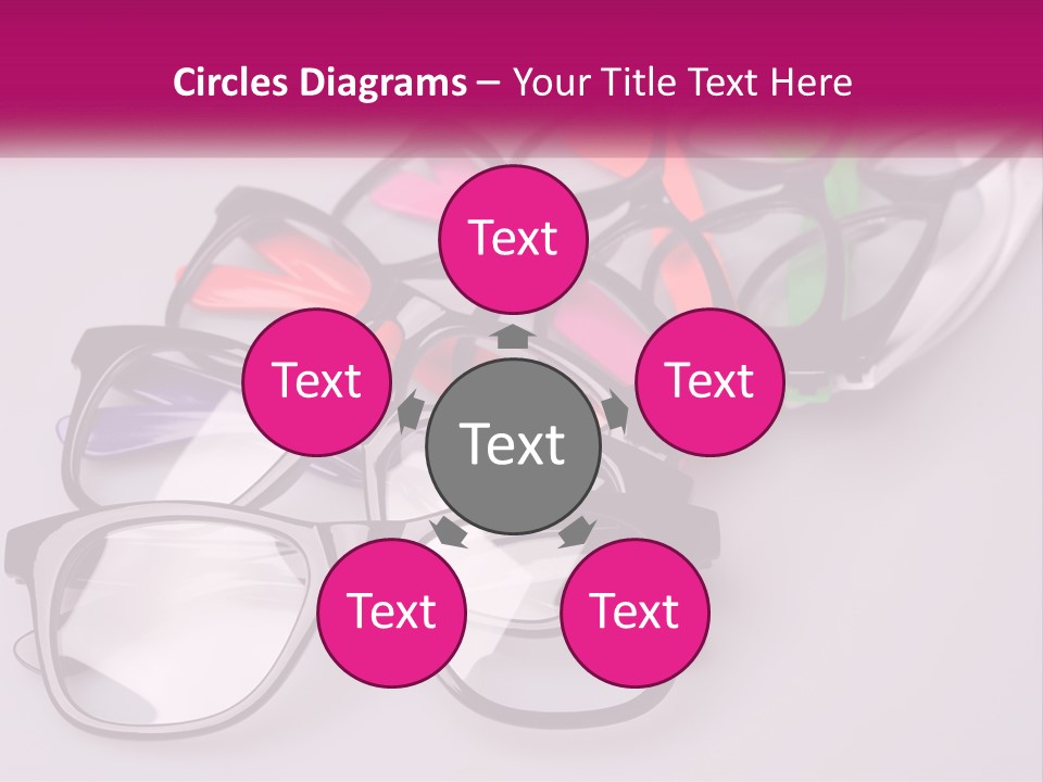 Set Of Glasses PowerPoint Template