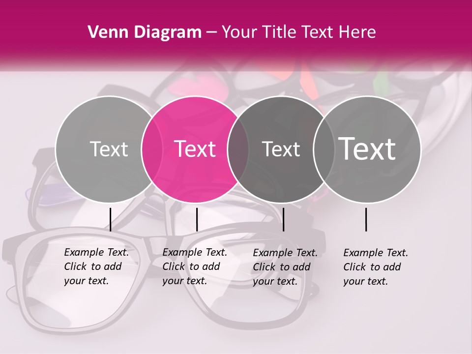 Set Of Glasses PowerPoint Template