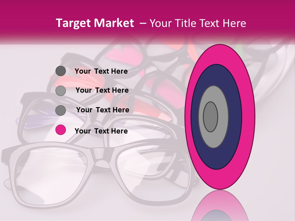 Set Of Glasses PowerPoint Template