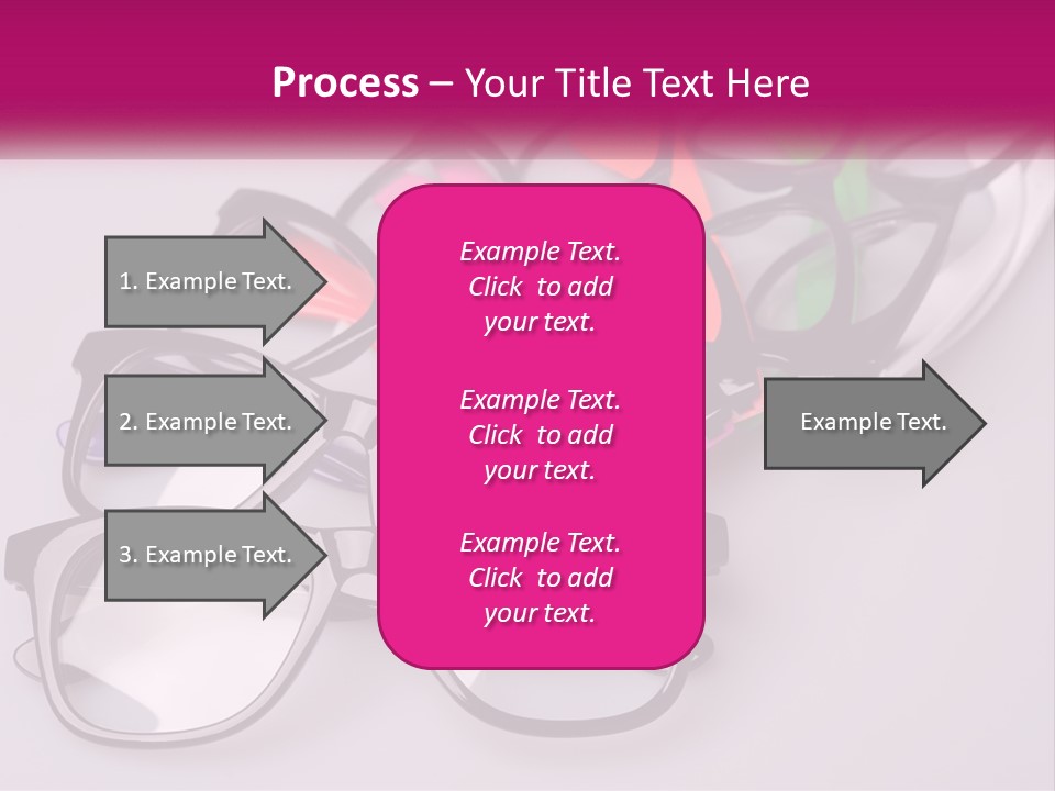 Set Of Glasses PowerPoint Template