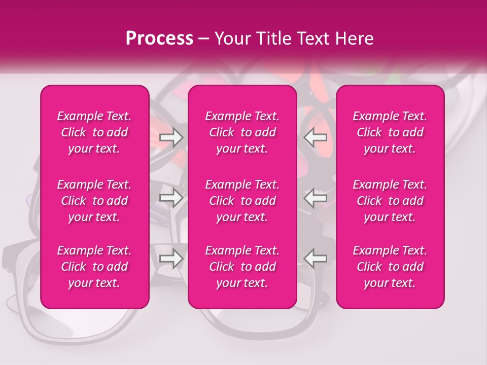 Set Of Glasses PowerPoint Template
