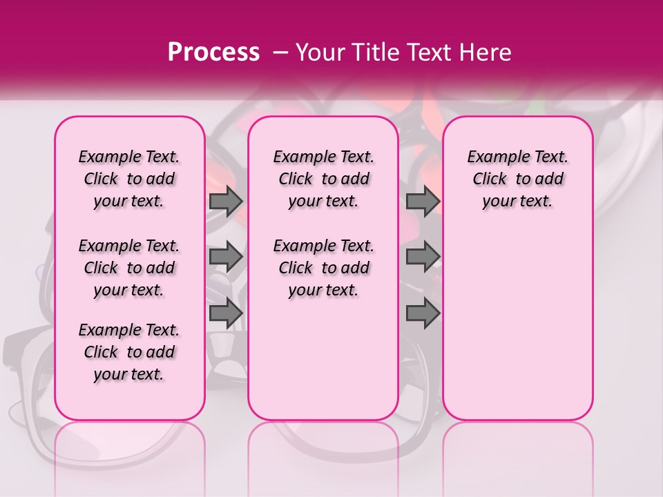Set Of Glasses PowerPoint Template