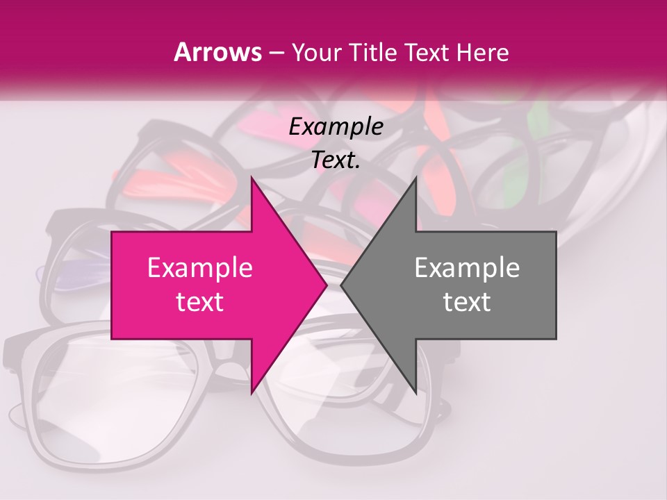Set Of Glasses PowerPoint Template