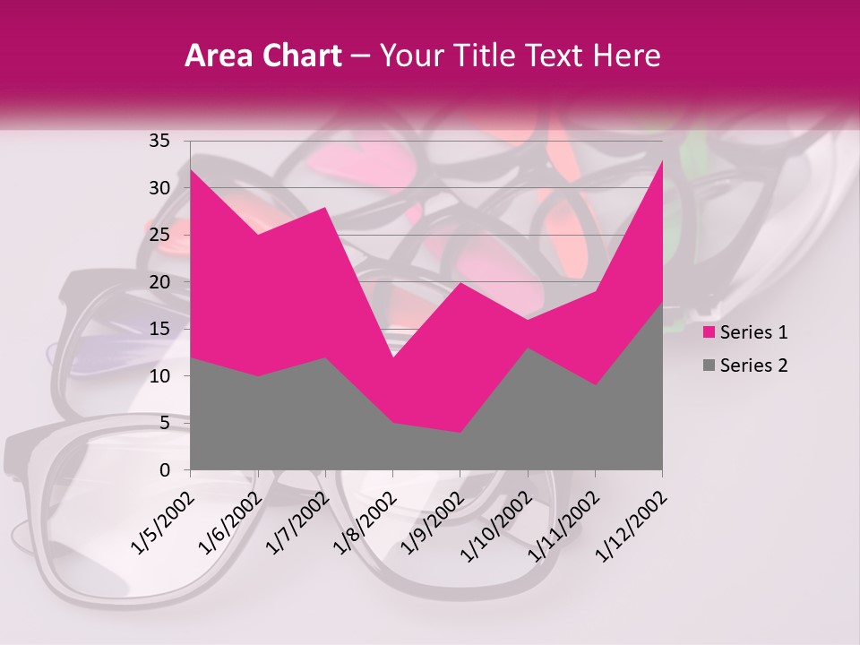 Set Of Glasses PowerPoint Template
