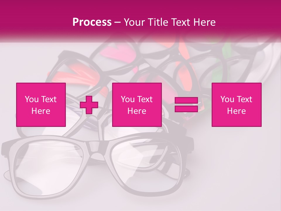 Set Of Glasses PowerPoint Template