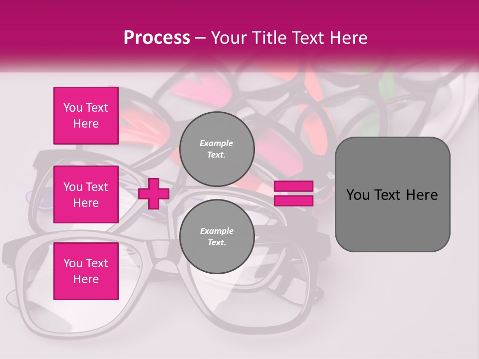 Set Of Glasses PowerPoint Template