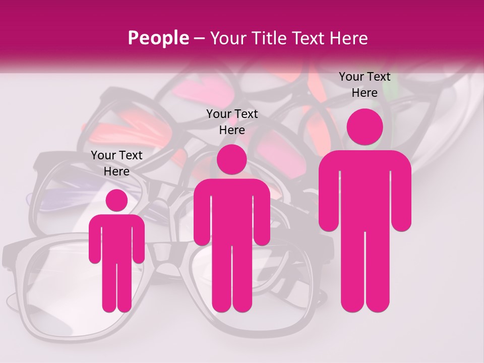 Set Of Glasses PowerPoint Template