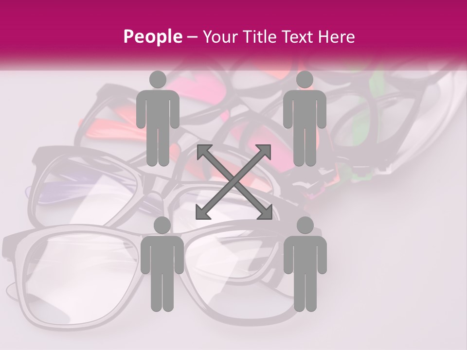 Set Of Glasses PowerPoint Template