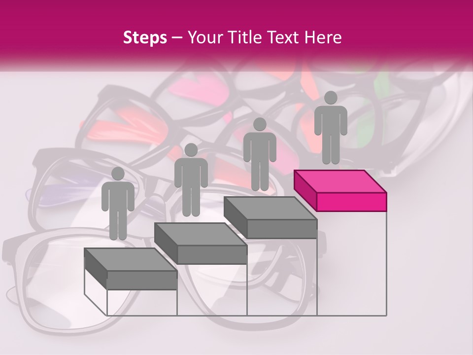 Set Of Glasses PowerPoint Template