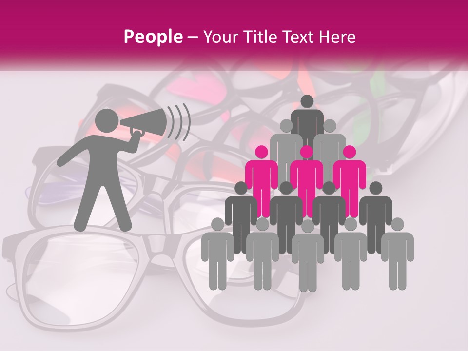 Set Of Glasses PowerPoint Template