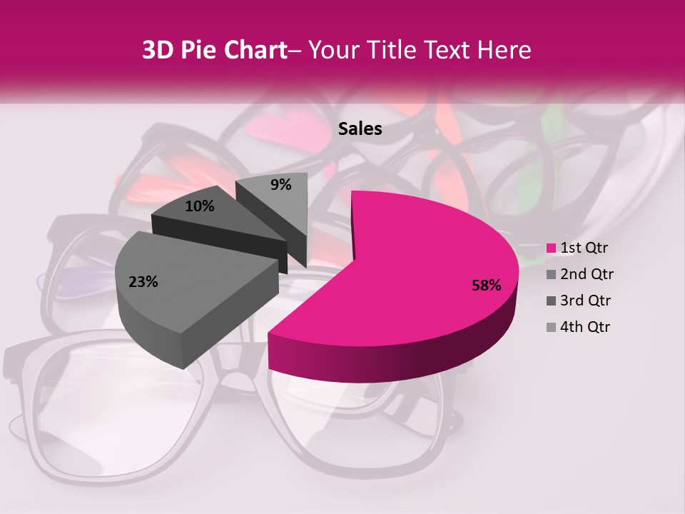 Set Of Glasses PowerPoint Template