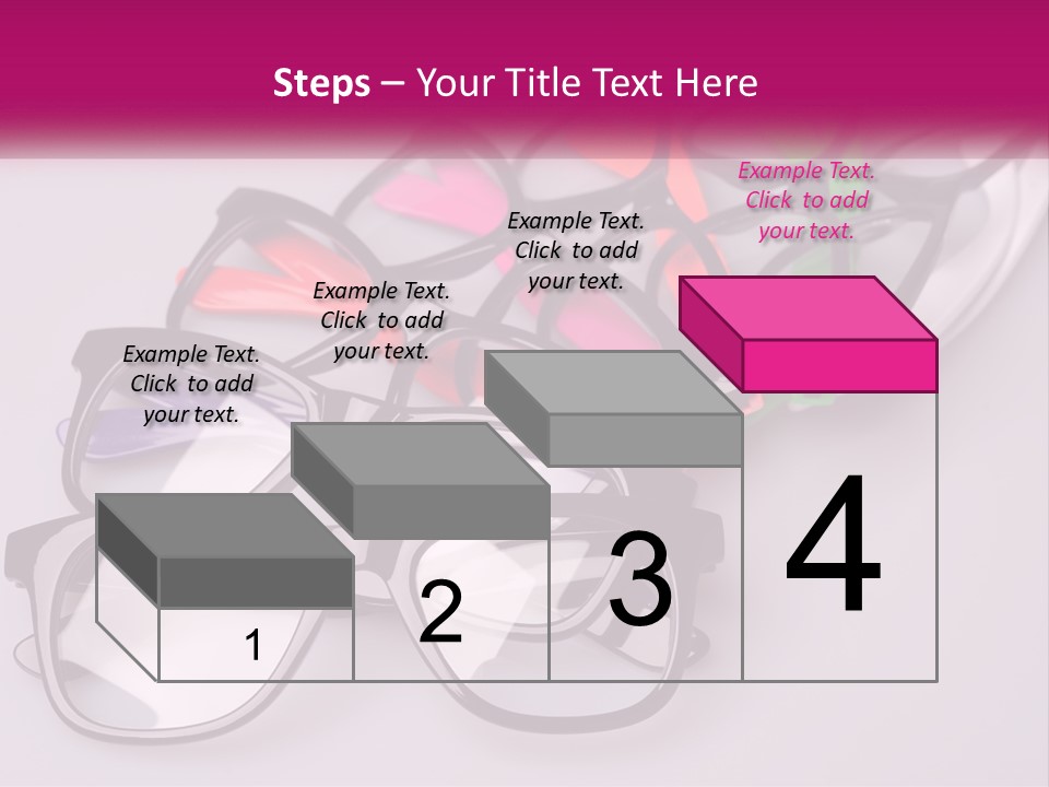 Set Of Glasses PowerPoint Template