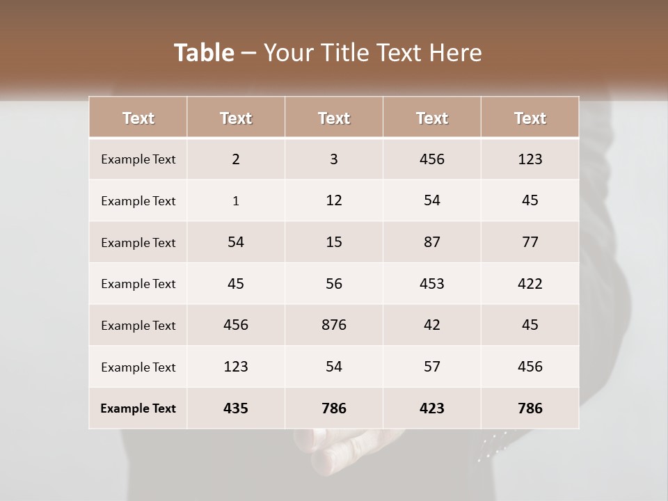 Offer To Handshake PowerPoint Template
