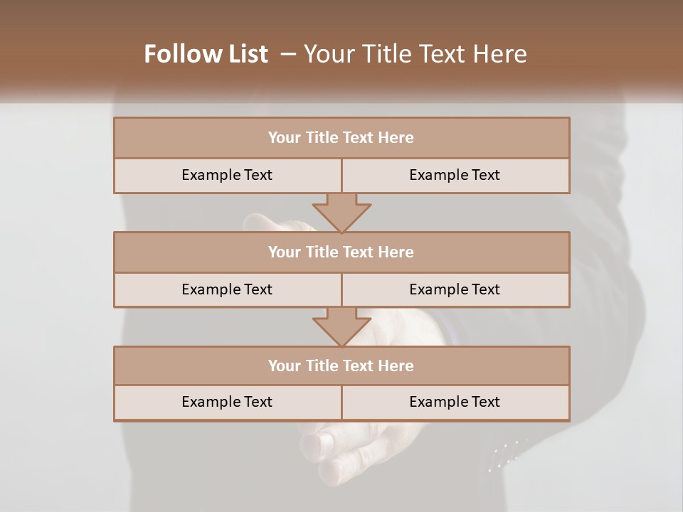 Offer To Handshake PowerPoint Template