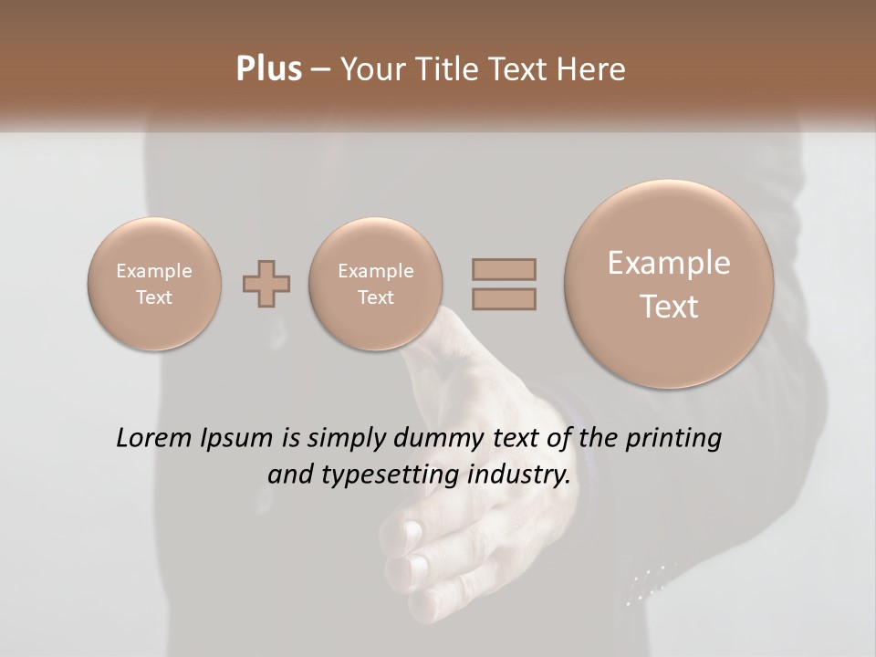 Offer To Handshake PowerPoint Template