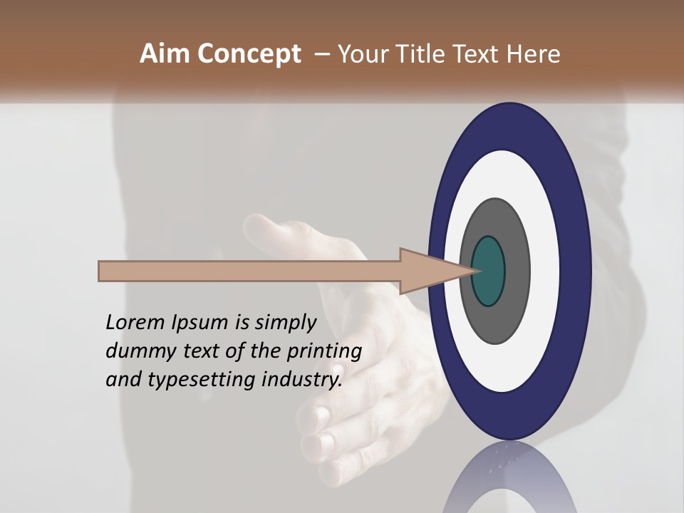 Offer To Handshake PowerPoint Template