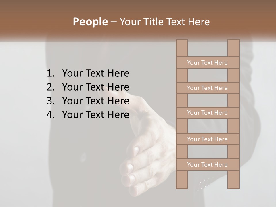 Offer To Handshake PowerPoint Template