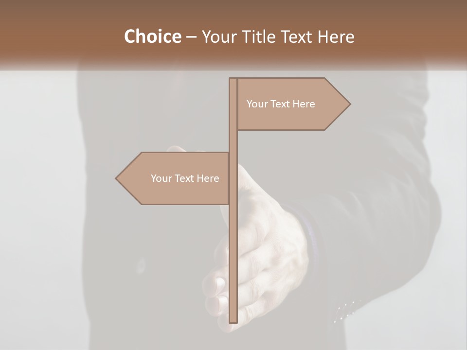Offer To Handshake PowerPoint Template