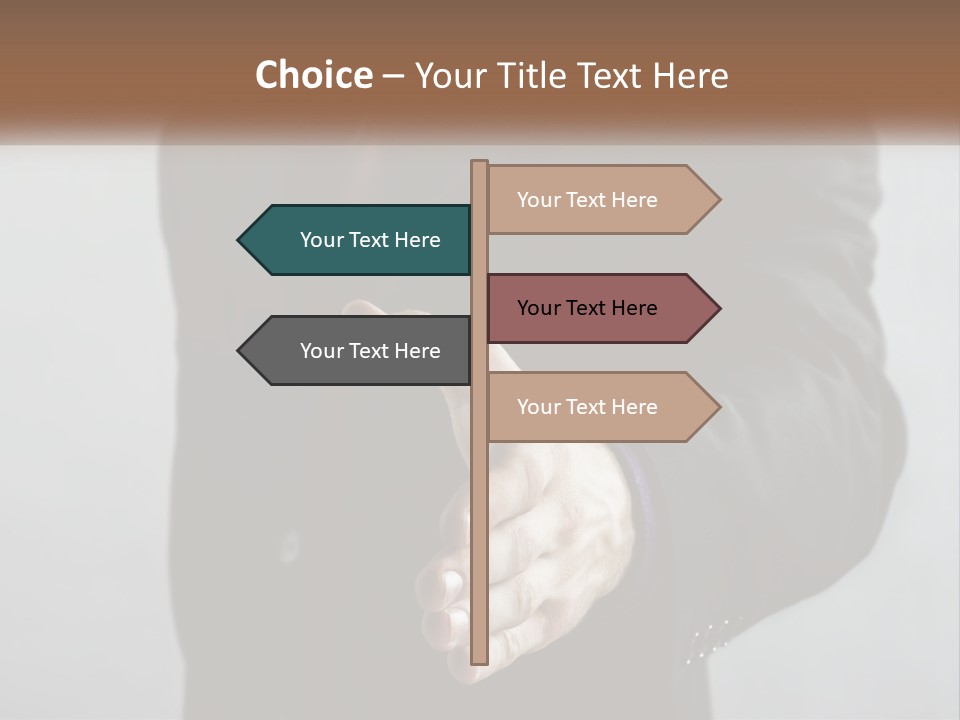 Offer To Handshake PowerPoint Template