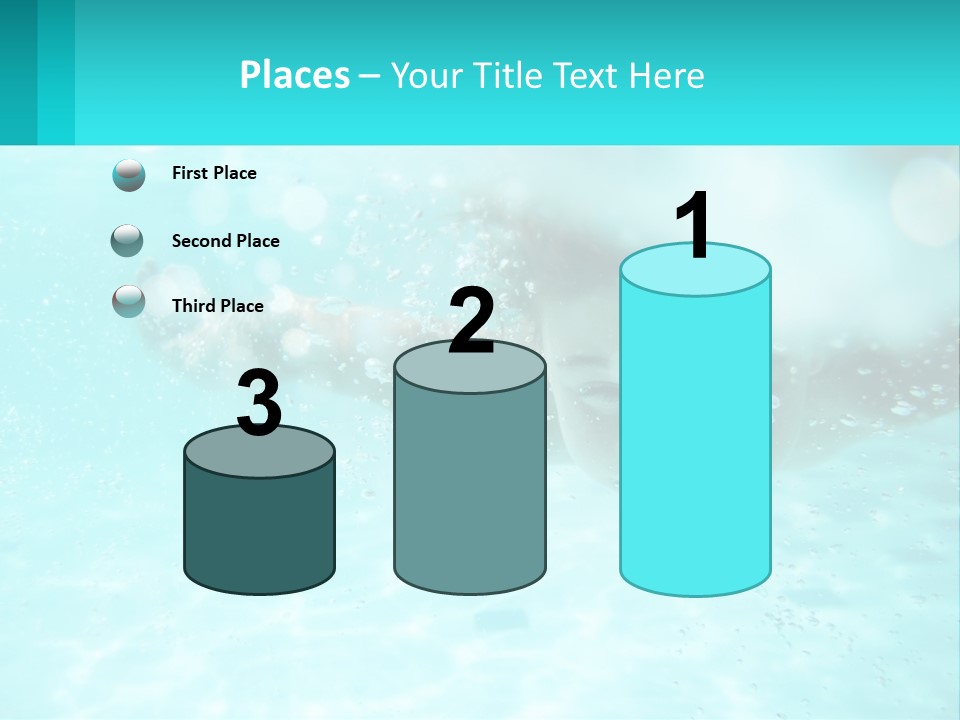 Child In The Pool PowerPoint Template