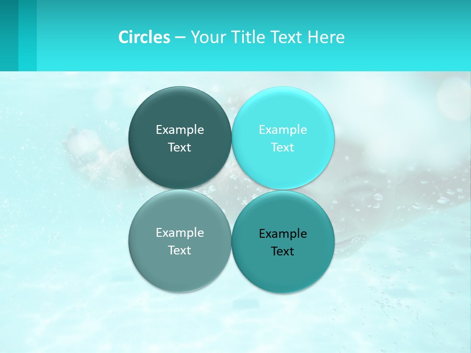 Child In The Pool PowerPoint Template