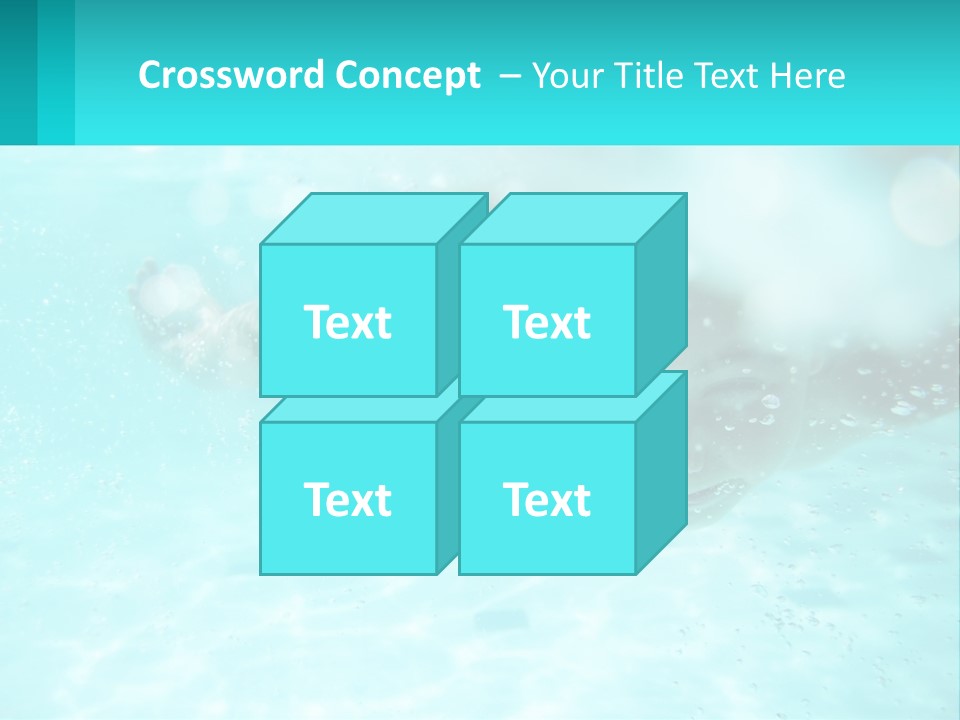 Child In The Pool PowerPoint Template
