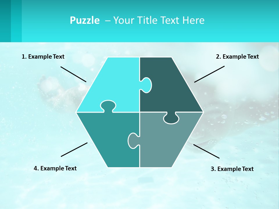 Child In The Pool PowerPoint Template