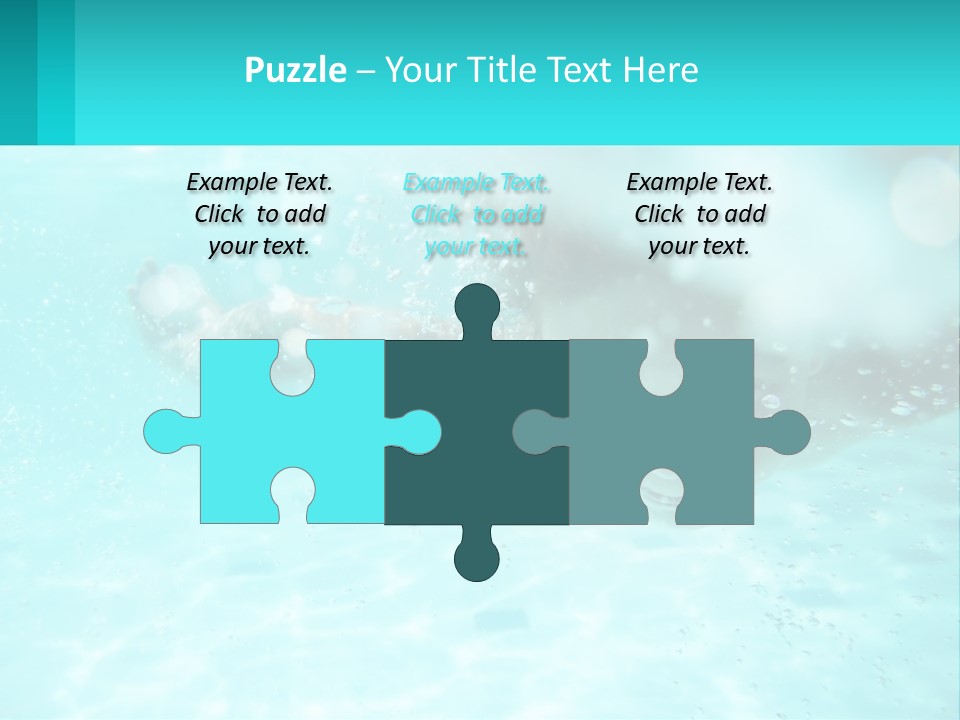 Child In The Pool PowerPoint Template