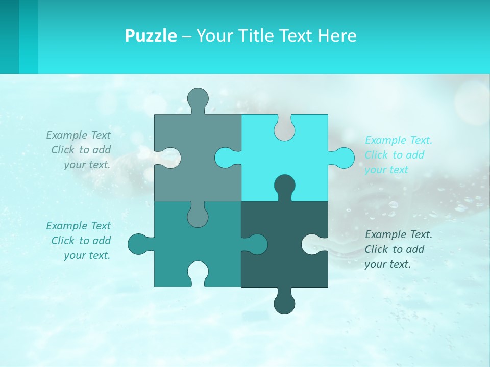 Child In The Pool PowerPoint Template