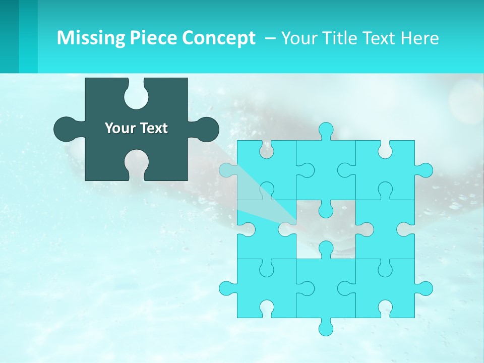 Child In The Pool PowerPoint Template