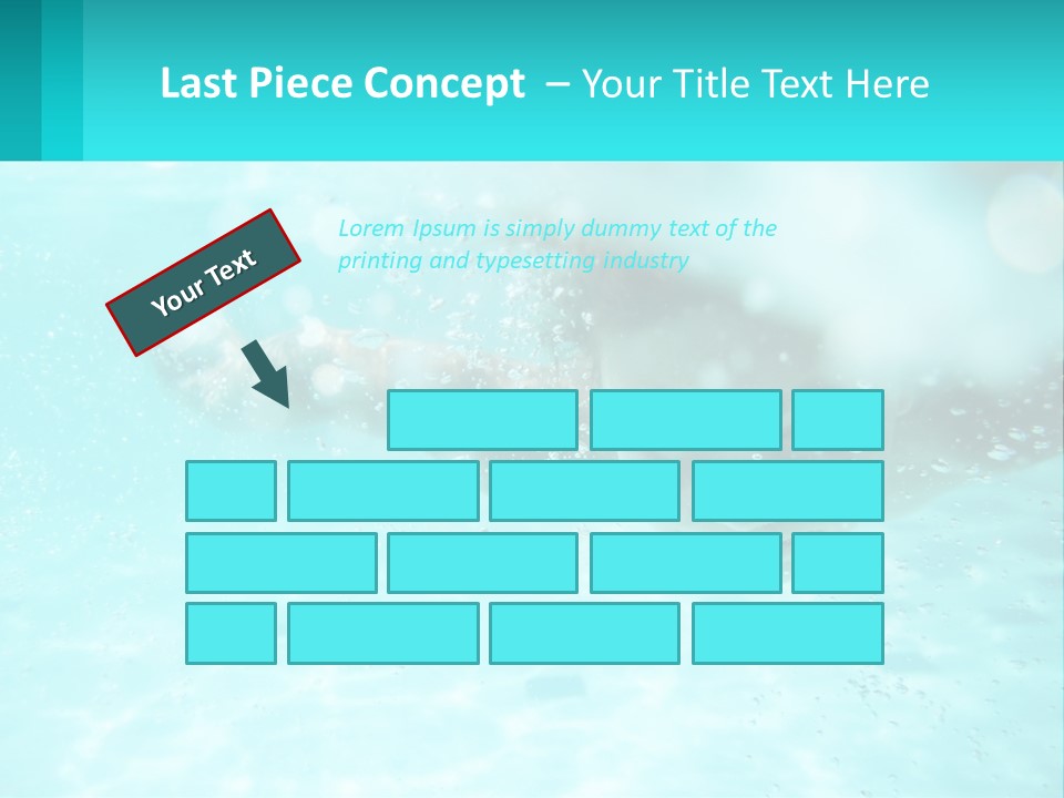 Child In The Pool PowerPoint Template