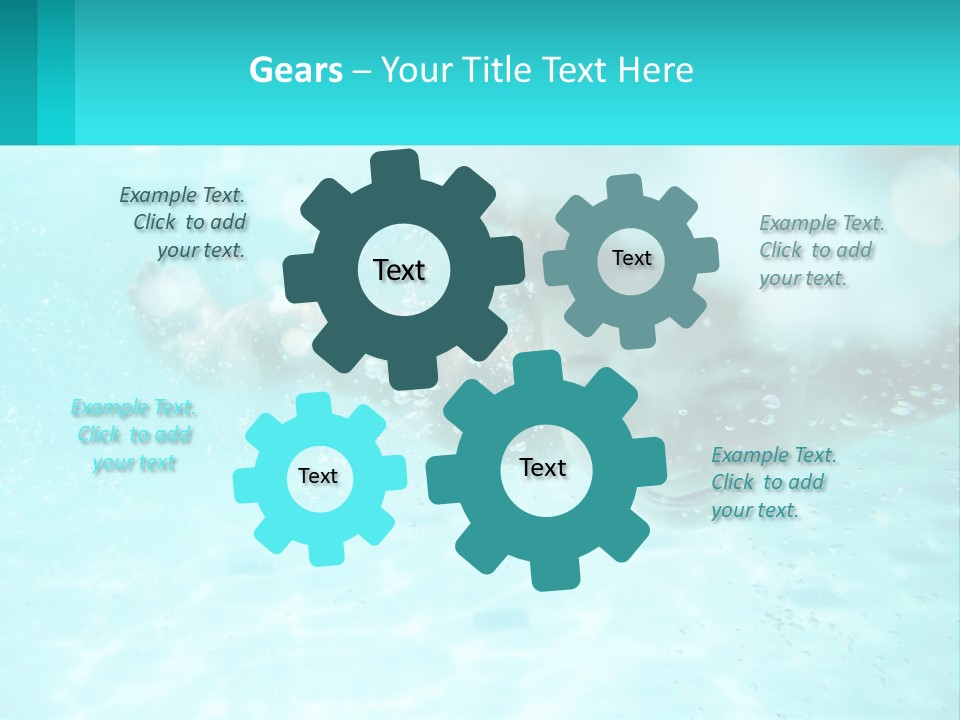 Child In The Pool PowerPoint Template