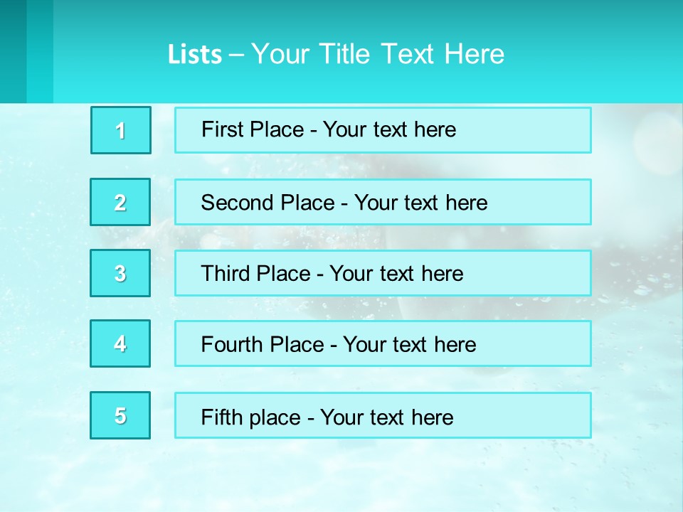 Child In The Pool PowerPoint Template