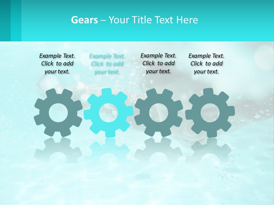 Child In The Pool PowerPoint Template