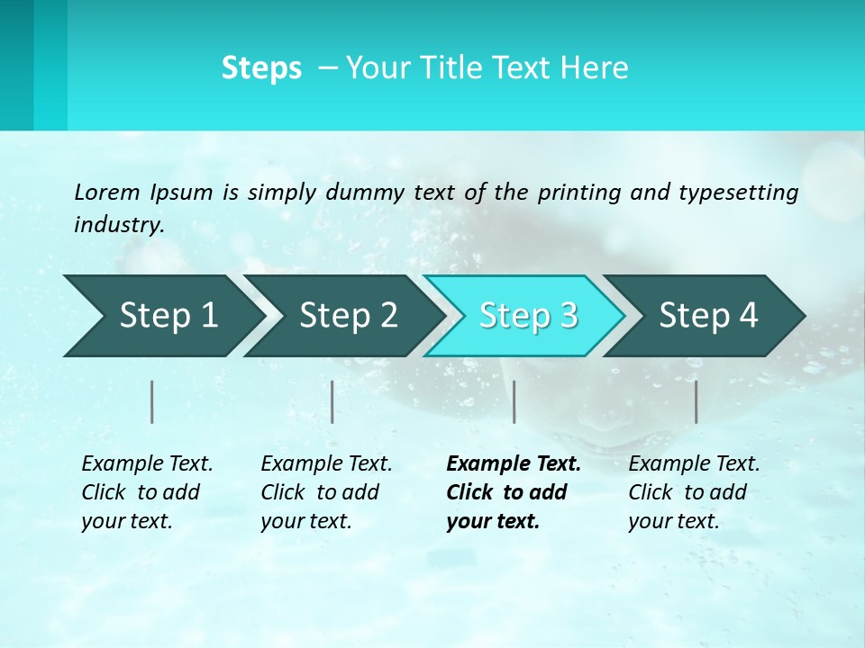 Child In The Pool PowerPoint Template