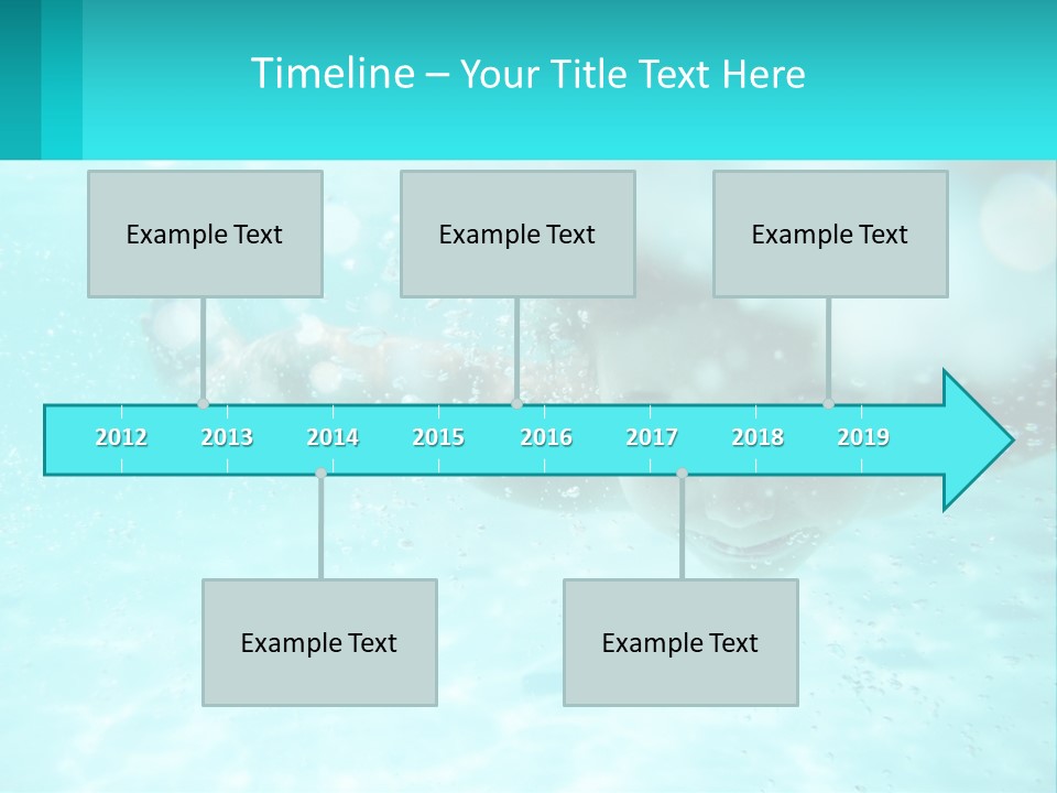 Child In The Pool PowerPoint Template