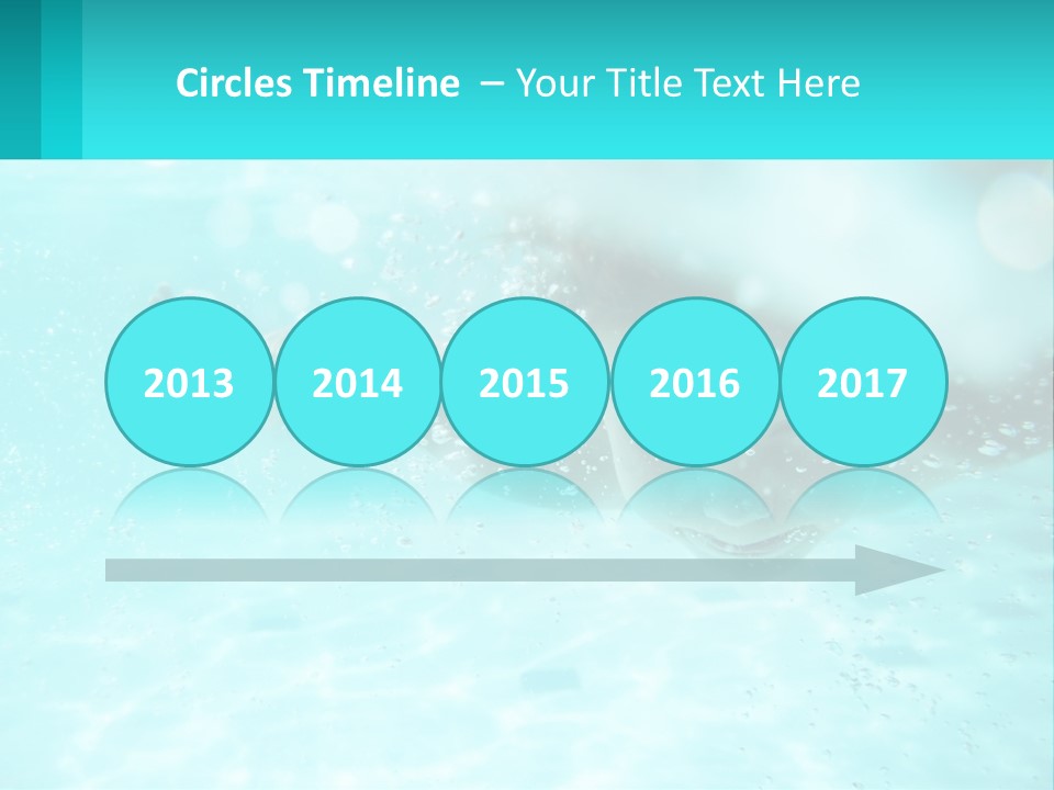 Child In The Pool PowerPoint Template