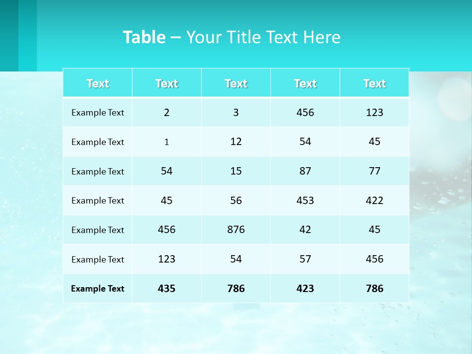 Child In The Pool PowerPoint Template