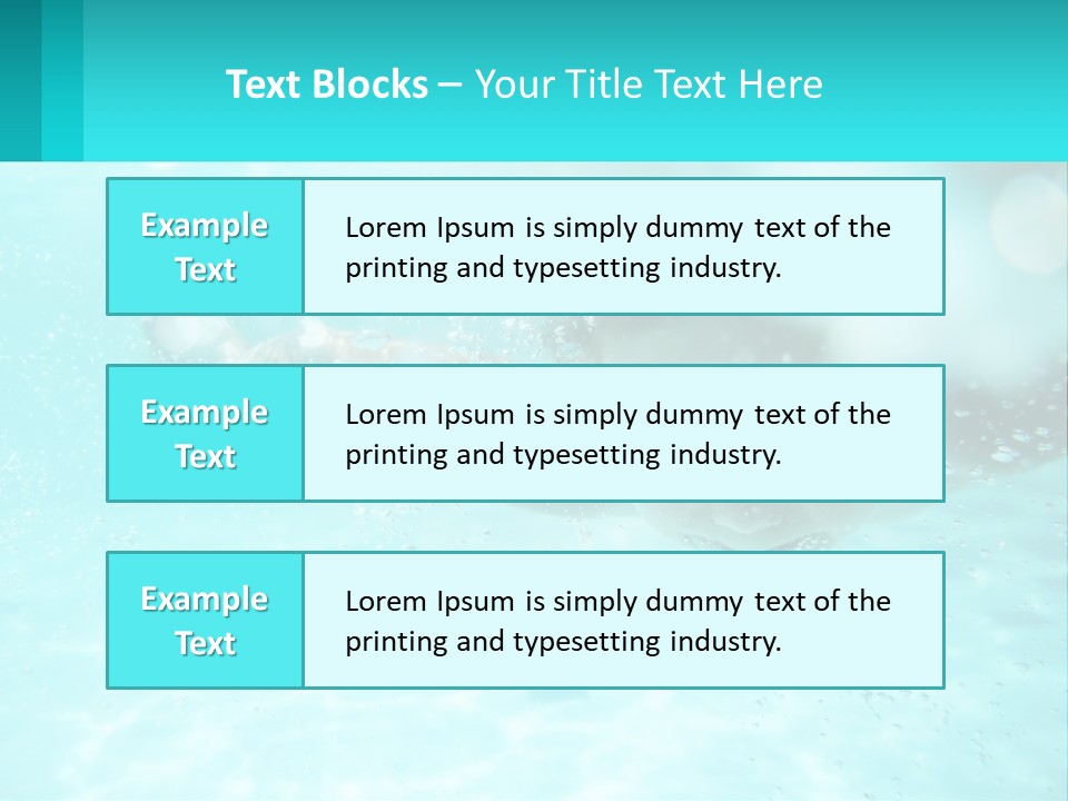 Child In The Pool PowerPoint Template